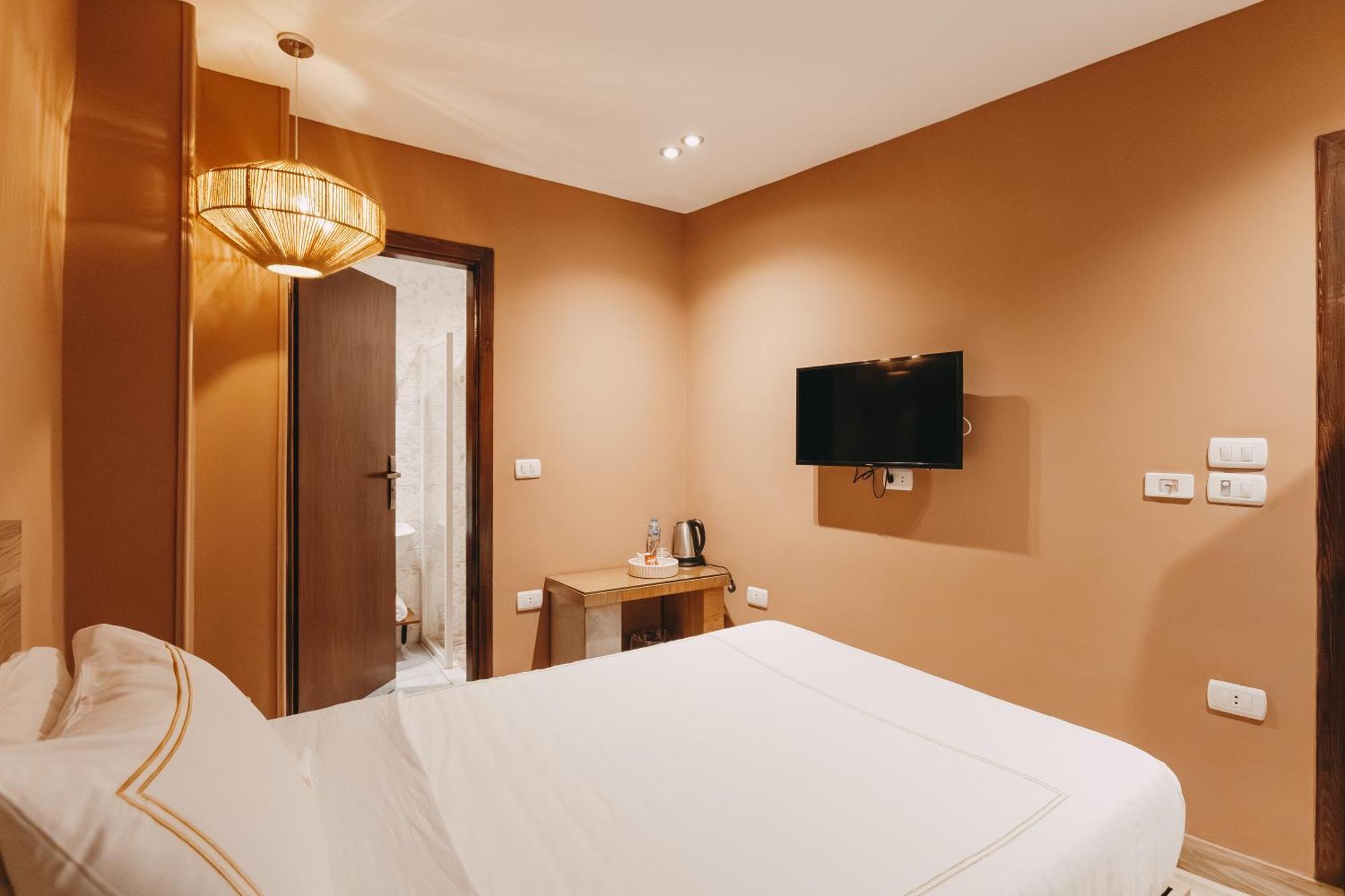 Almas Pyramids View Hotel Kafret el-Gabal المظهر الخارجي الصورة