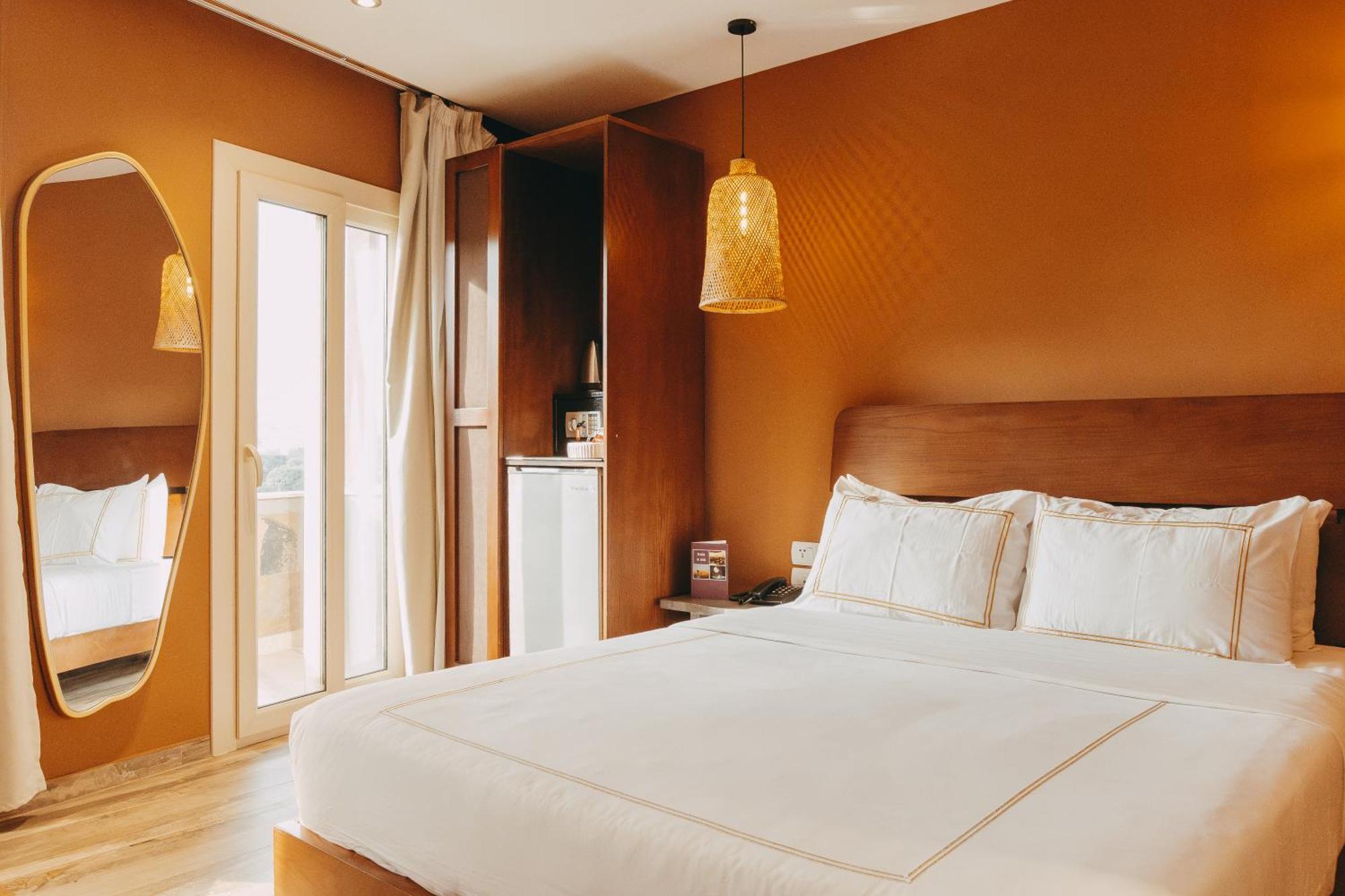 Almas Pyramids View Hotel Kafret el-Gabal المظهر الخارجي الصورة
