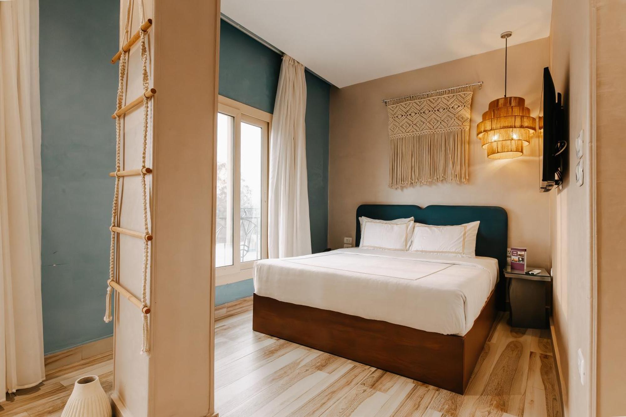 Almas Pyramids View Hotel Kafret el-Gabal المظهر الخارجي الصورة