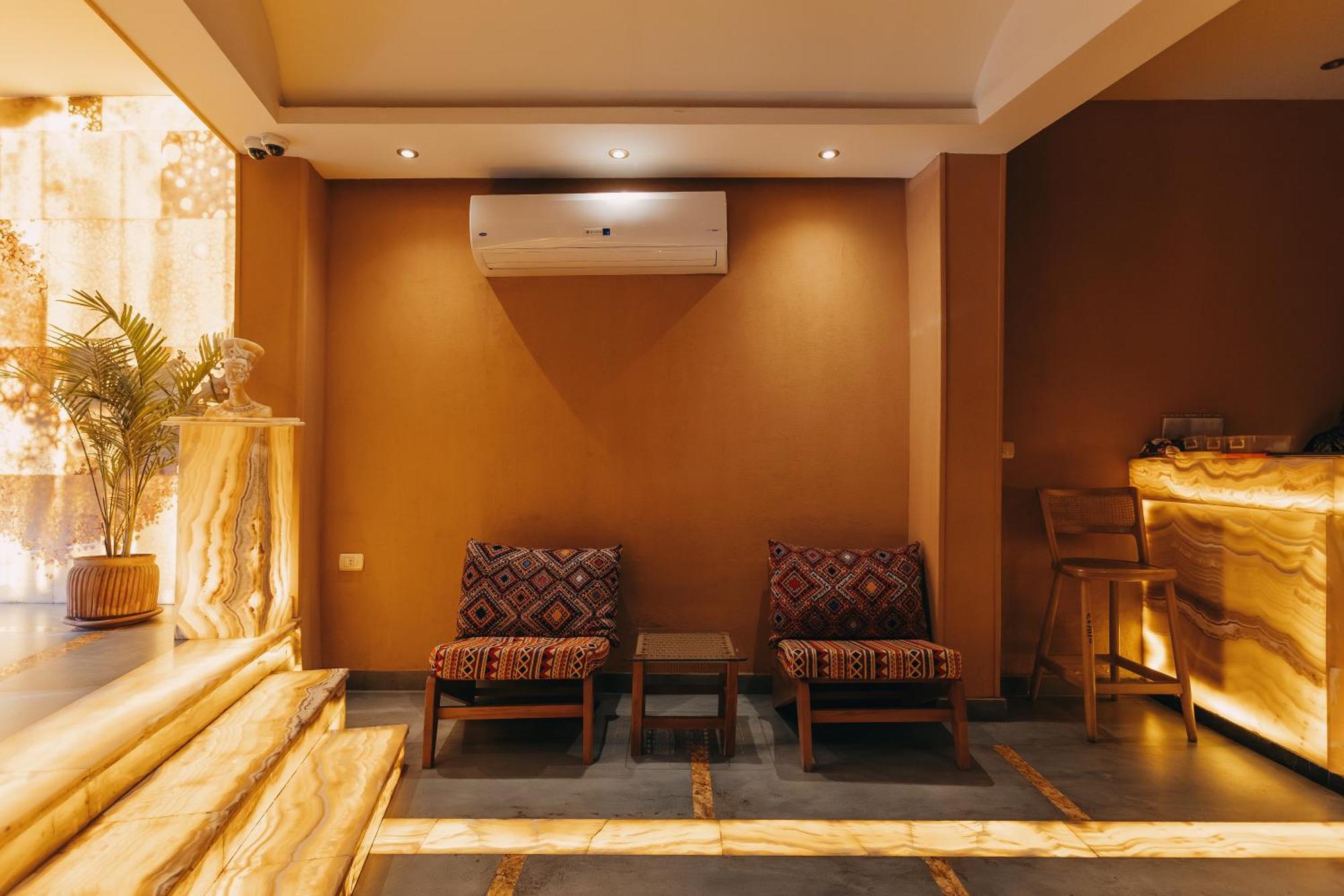 Almas Pyramids View Hotel Kafret el-Gabal المظهر الخارجي الصورة